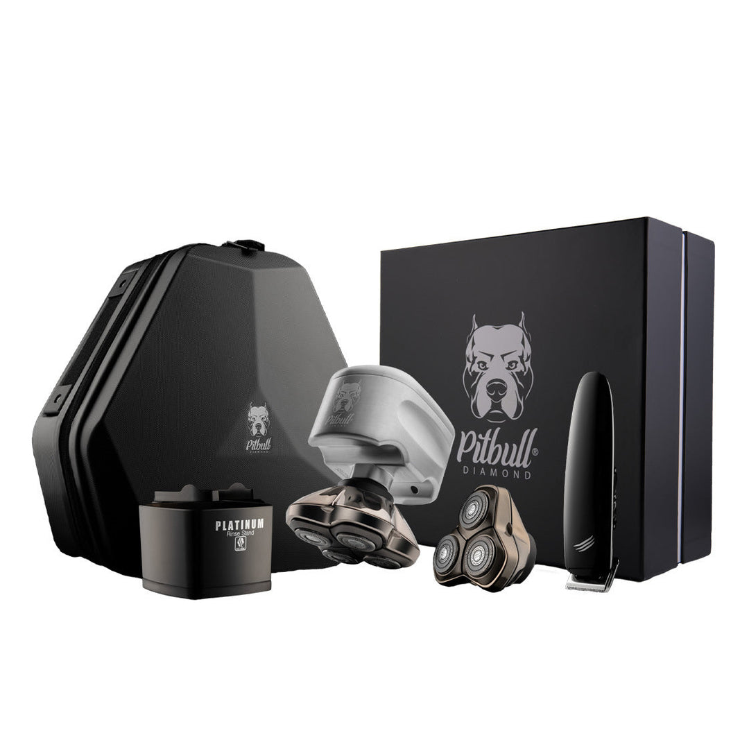 Pitbull Diamond PRO Head and Face Shaver – Skull Shaver CA