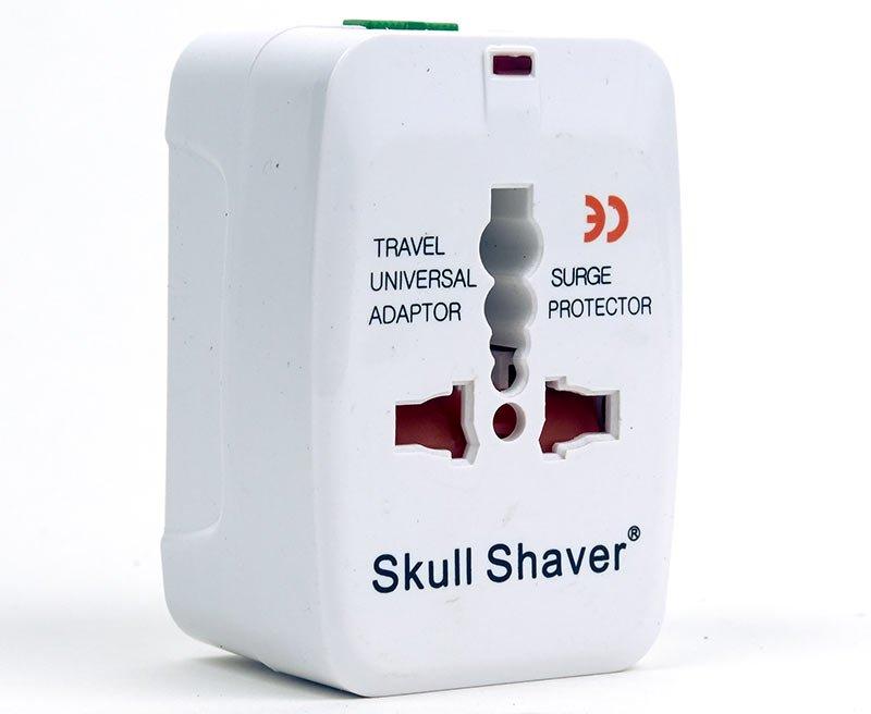 Skull Shaver Universal World Wide Travel Plug Adapter